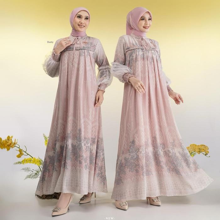 VALERYA NEW DRESS & MIDI DRESS • NADHEERA LUXURY Gamis Maxi Gamis Midi Babydoll Premium x Rayon x T