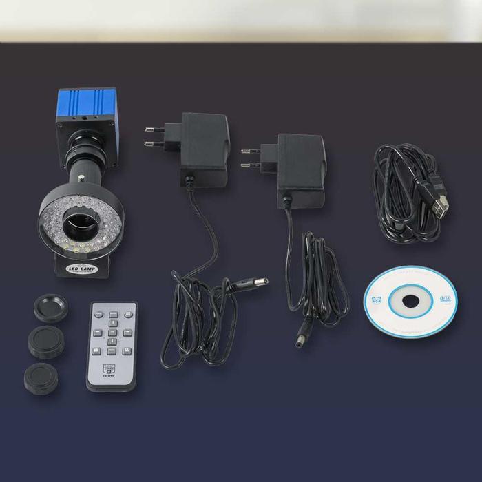 Kamera Mikroskop Industrial Digital 51MP 1080P 150X LED USB - MIC-213