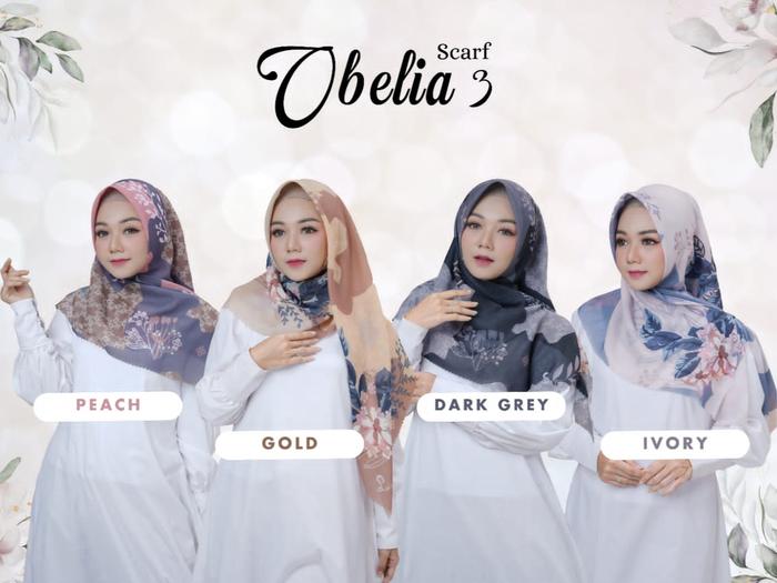 Hijab Linalivia Obelia 3 - Bahan VOAL PREMIUM LASER CUT