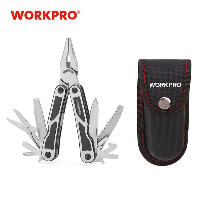 WORKPRO Tang Lipat Banyak Tang Pengupas Kawat Berkemah Luar Ruangan