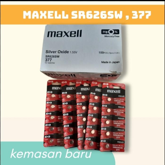 ORIGINAL BATERAI MAXELL SR626SW 377 Baterai