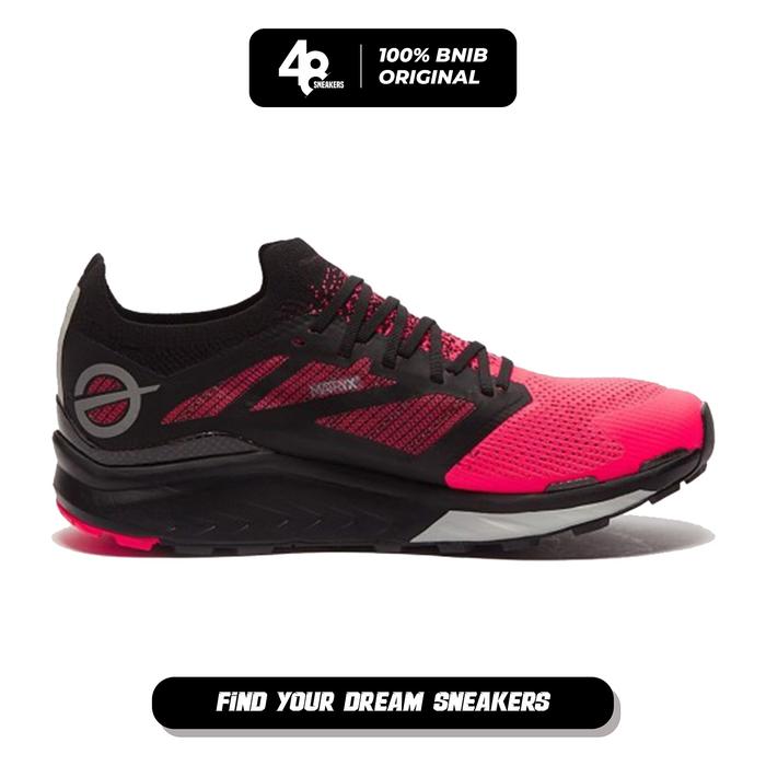 Sepatu Outdoor Pria The North Face Flight Vectiv Brilliant Coral TNF Black (NF0A4T3L50T) Original
