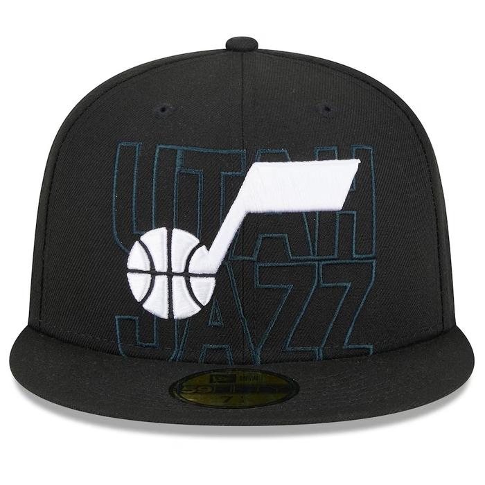 Utah Jazz New Era 2023 NBA Draft 59FIFTY Fitted Hat - Black 60360396