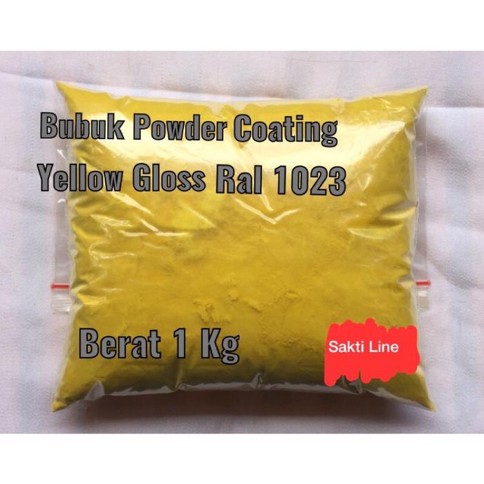 BUBUK POWDER COATING YELLOW GLOSS / RAL 1023 - 1 KG