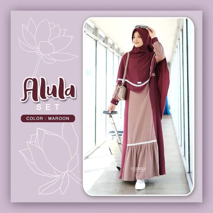 Alula Gamis Busui Cantik By Silmee