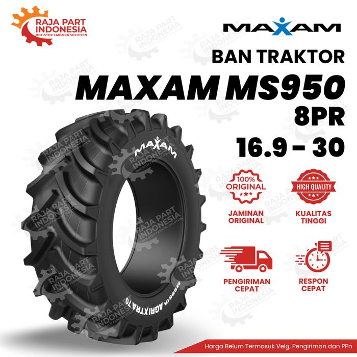 MAXAM Ban Luar Traktor 16.9-30 8PR