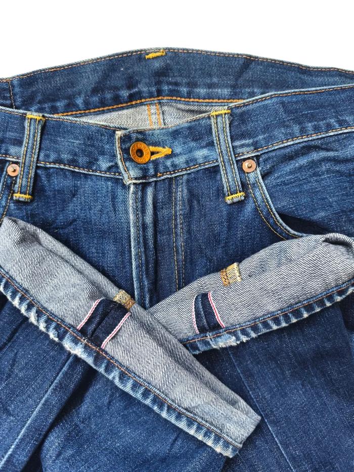 EDWIN SELVEDGE - Celana Panjang Jeans Celana Panjang Denim Pria Size 34