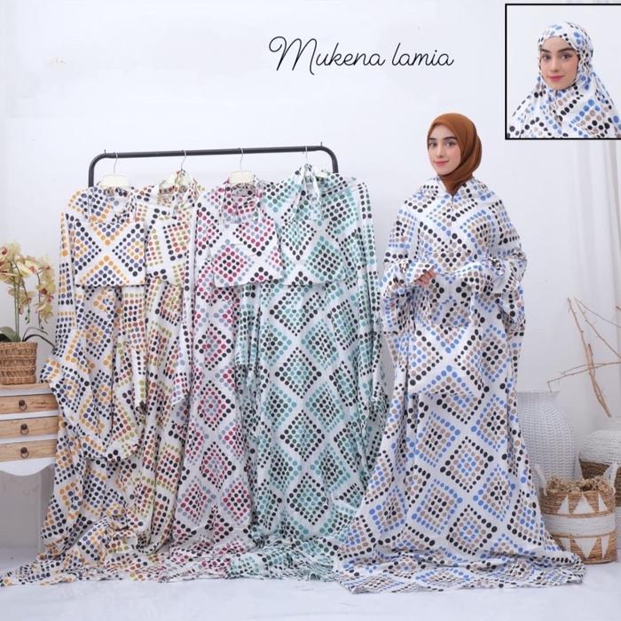 Mukena Rayon Lamia Terusan