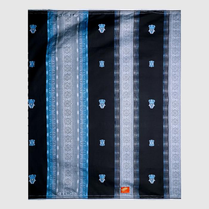 PROMO GUNCANG PESTA GAJIAN SALE Sarung ATLAS Infinity Jacquard Hitam Putih Original