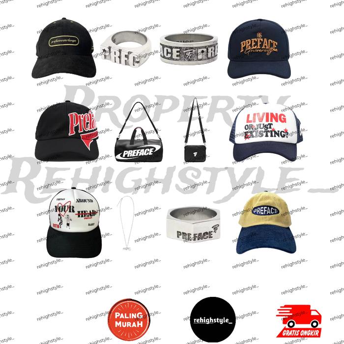 TRUCKER HAT PREFACE PCL BASEBALL / TRUCKER HAT THINGS AROUND / CAP CORDUROY CLASSIC / CAP UNIVERSITY