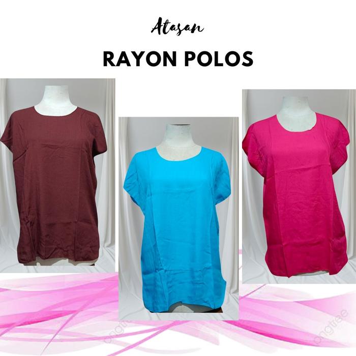 Atasan Rayon Polos Bali / Baju Rayon Polos Bali / Baju Bali