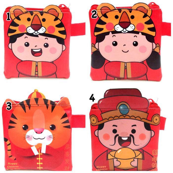 TERBATAS Dompet Angpao Imlek Murah Lucu Shio Macan Harimau 3D Tahun 2022 Koko