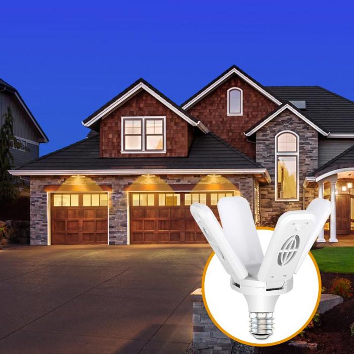 Adjustable Industrial Light Industrial Deformable Led Lamp E27 Fan