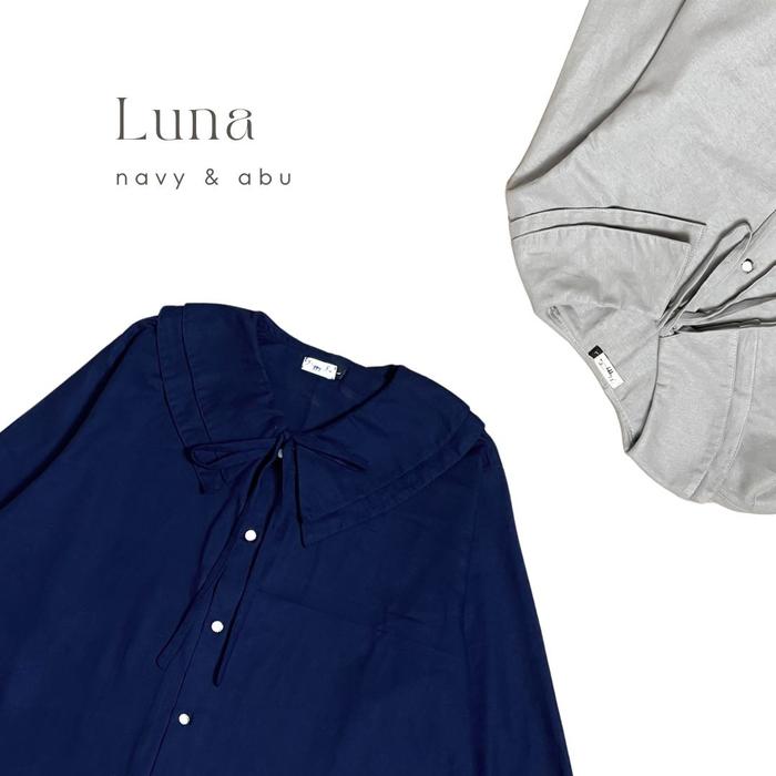 Kemeja couple ibu anak luna shirt couple mom and kids by happyfio