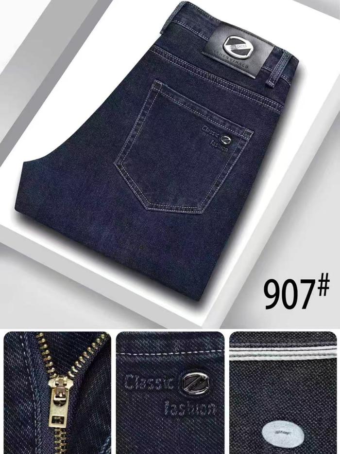 PROMO celana jeans panjang pria slimpit import premium, meral tebal dan nyaman di pakai type 907 & 9