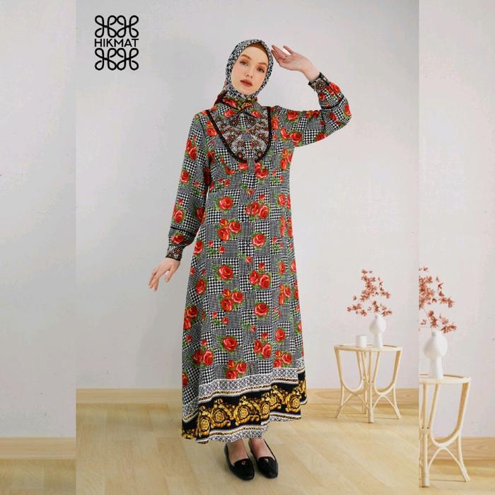 Neniku abaya Hikmat Fashion C6698 Hitam