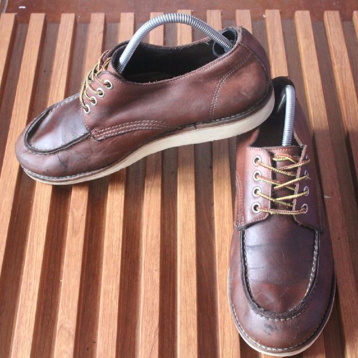 Sepatu boot modis moctoe"Hawkins" upper kulit asli.  outsole moctoe  kokoh. size 42 insole 270. minu