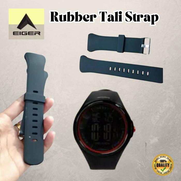 Tali Jam Eiger Strap Rubber Untuk Jam Tangan Watch