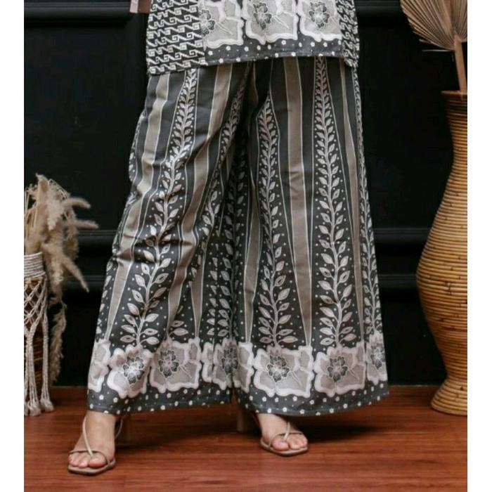 CELANA KULOT PANJANG JUMBO MOTIF CEMARA ORI JEHAN ARUM CELANA BATIK PANJANG WANITA