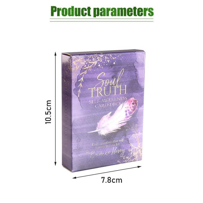 Oracle Card Deck Kartu Soul Truth Self Awareness Card Deck Tarot / Kartu Oracle Tarot