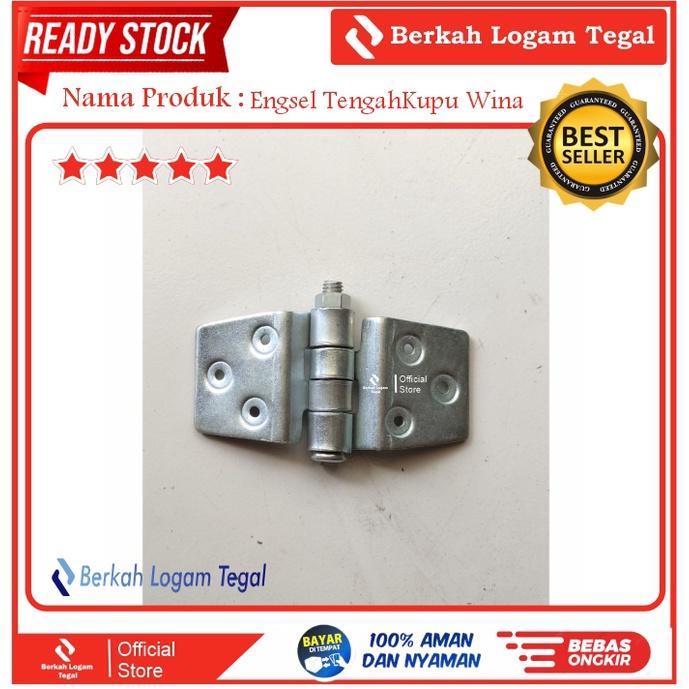 Engsel Pintu Garasi Wina Tengah Plat Henderson Handerson Kupu