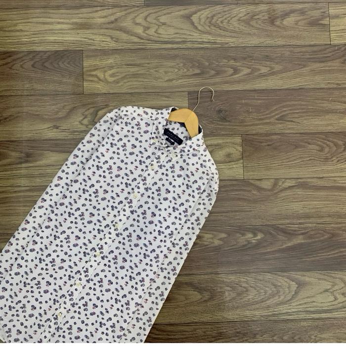 Kemeja ZARA MAN Branded Retro Floral Long Sleeve