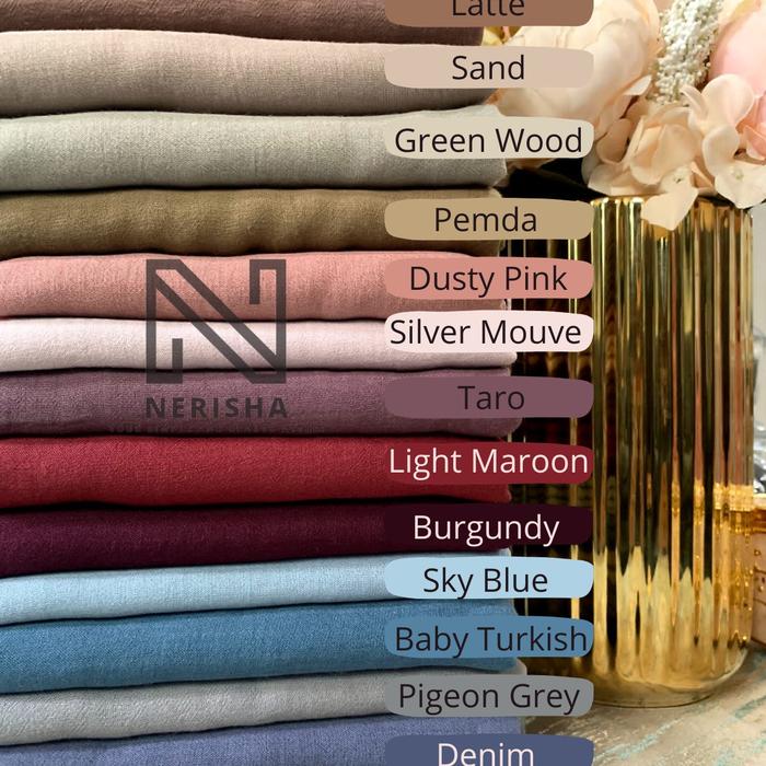 Hijab Voal Arabian Premium size 120x120 dan 130x130 /Hijab Voal polos Square/ Hijab Polos 120x120