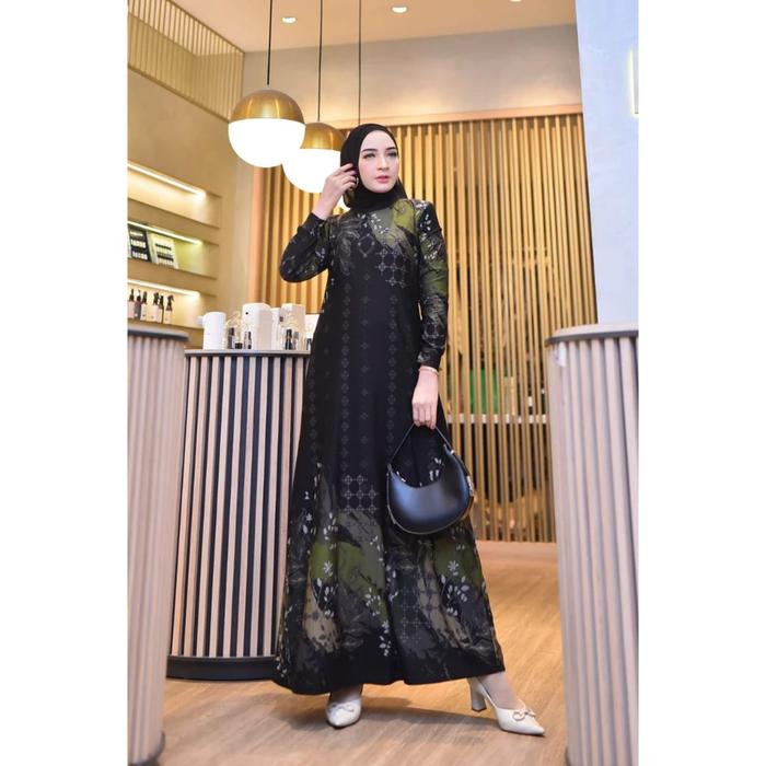 LUKIS DRESS Calvin jeans premium by Aisma gamis Calvin jeans Wanita