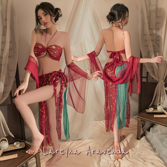 Set Lingerie Fantasy Malam Kostum Penari India Arabian LG635 Diskon