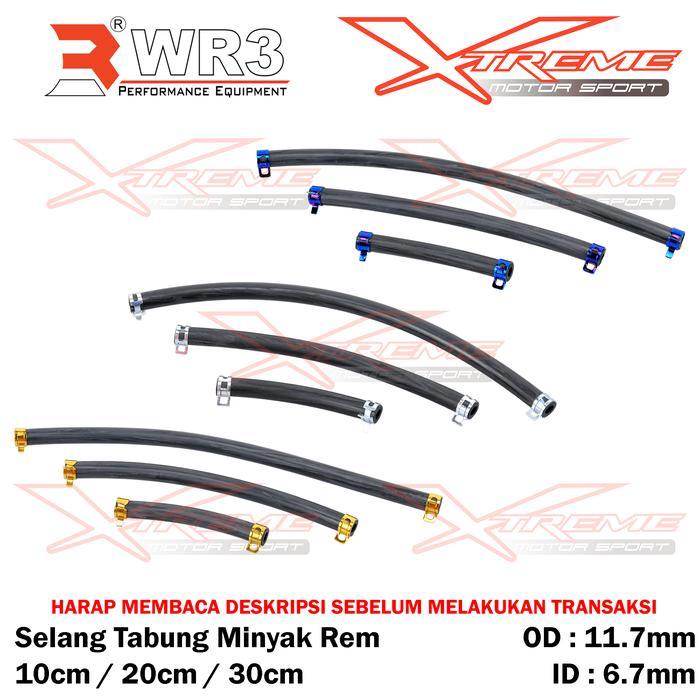 Selang Tabung Minyak Rem WR3 Black