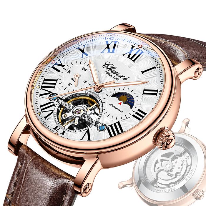 Jam tangan pria cowok randed ori keren original vintage luxury automatic luxuries watch branded anti