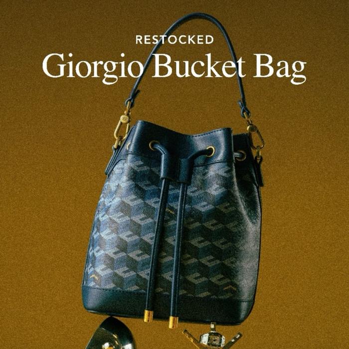 CHRISTY NG - Giorgio Bucket Bag - Original Malaysia (Tas Serut Wanita)