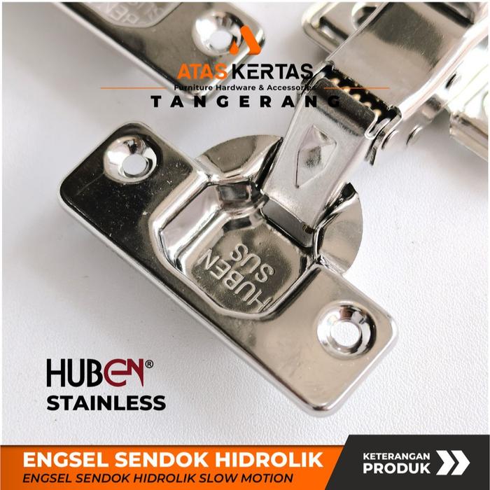 huben | sus | engsel sendok | slow motion | stainless steel | engsel pintu kabinet kitchen set
