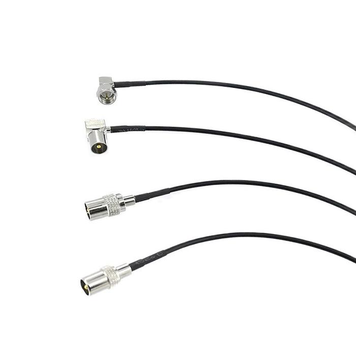 RG174 Cable IEC PAL DVB-T TV Male Female  To F Plug Connector RF