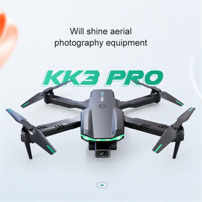2022 KK3 Pro Drone 4K Profesional Kamera Ganda Wifi Transmisi Gambar