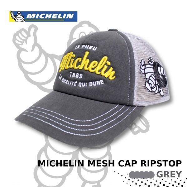 GARANSI!! MICHELIN MESH CAP RIPSTOP GREY ORIGINAL | TOPI MICHELIN