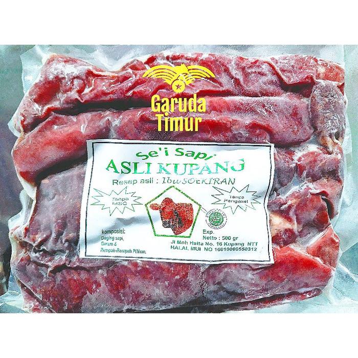 500gr, Sei Sapi Ibu Soekiran Kupang - NTT, Produk "ASLI" HALAL