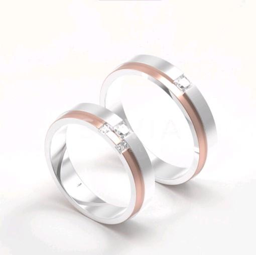 cincin pernikahan dan lamaran Hadiah Emas Elegan