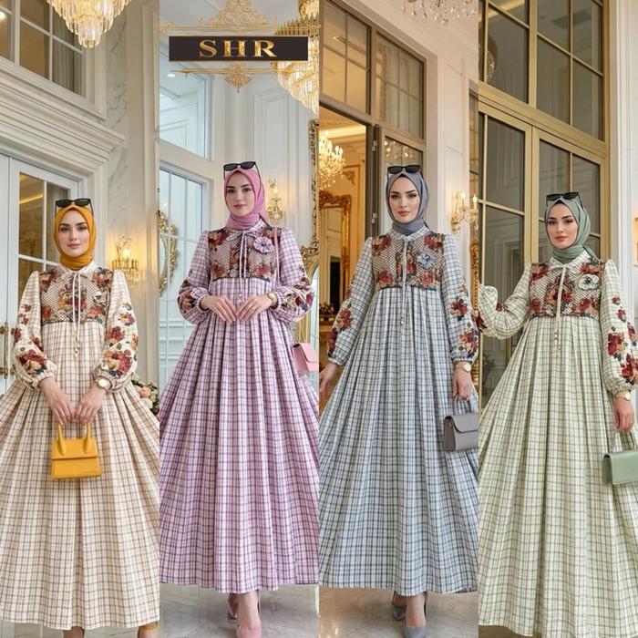 SHR DRESS KOTAK NEW ORI BY SHR