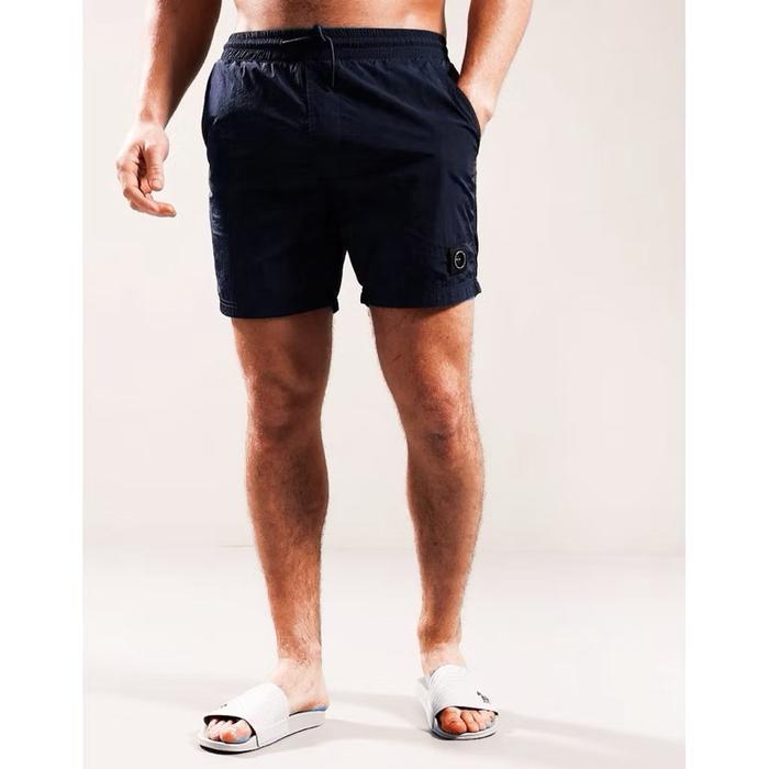 Marshall Artist Krinkle Nylon Swim Short In Navy