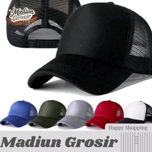 (TP22) Topi Polos Jaring Topi Polos Baseball Jaring Topi Jaring