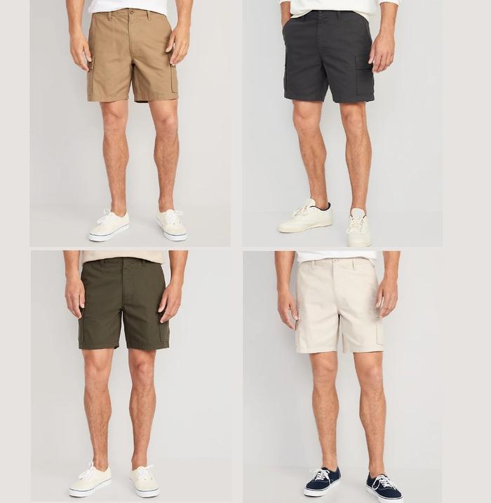 Redy Celana Pendek Cargo Old Navy Lived-In Straight Original