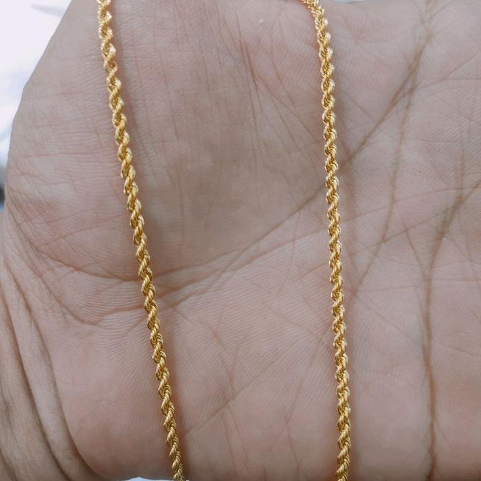 kalung model tambang emas kadar 375(8k)