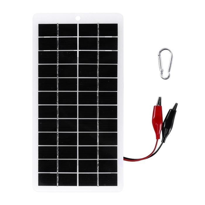 Panel Surya 5W 12V Panel Polysilicon Pengisi Daya Baterai Surya Luar