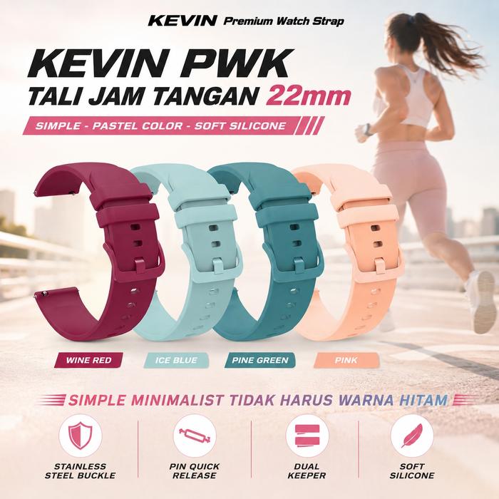Kompatibel Untuk Tali Jam Tangan Suunto Run / Ocean / 5 Peak 43mm - PWK 22mm Strap Silikon Rubber An