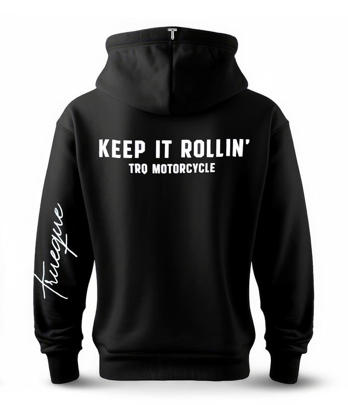 TRQ MOTORCYCLE HOODIE BLACK