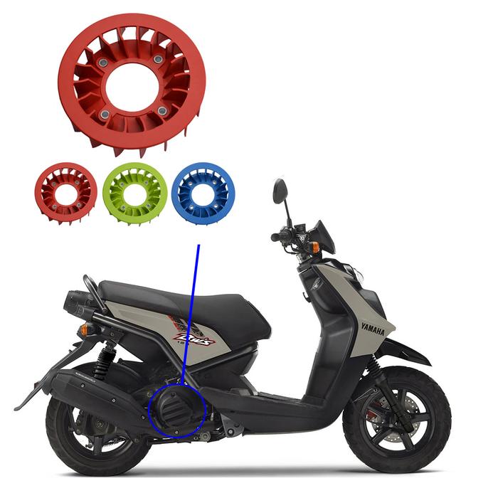 Abs Plastic Scooter Accessories Parts Super Lightweight Fan Yamaha_Bws X 125 Cygnus 125 Bws R 125 Gt