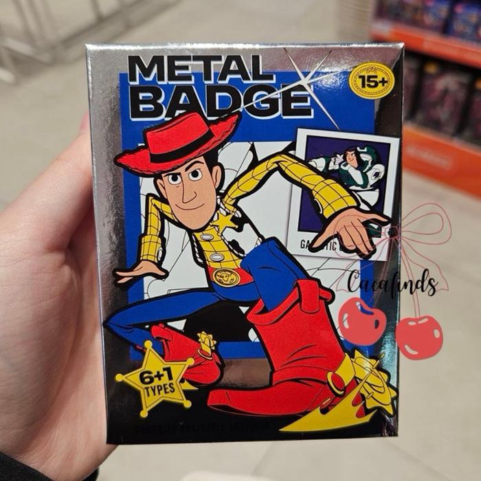 MINISO x ToytoyBlind Box Metal Badge / Pin Bros Toy Story Disney Pixar Collection (1 pcs Random)