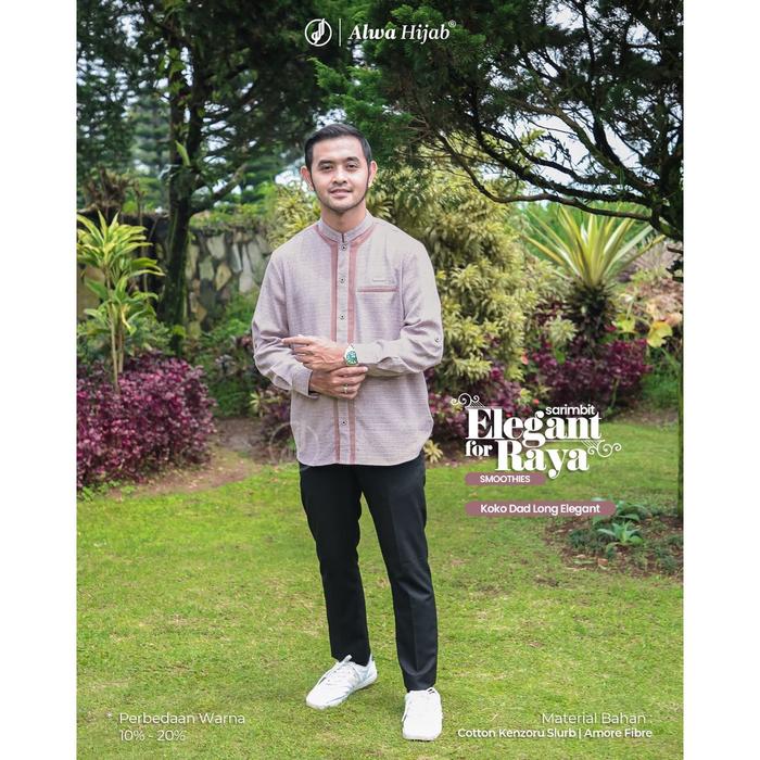 Koko Dewasa Lengan Panjang Sarimbit Keluarga Elegant For Rayya Alwa Hijab 2023