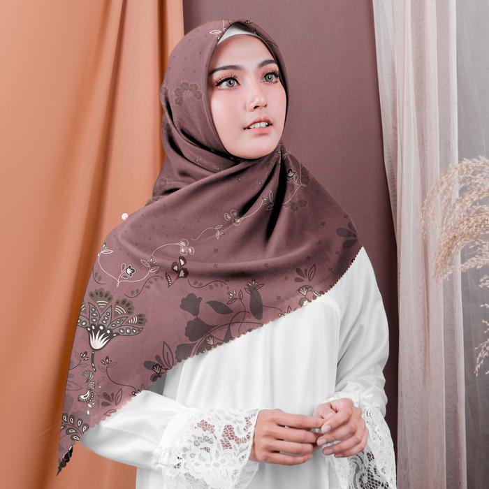 HIJAB MOTIF RAUDHAH SERIES DESIGN C.115.027.A | CALDERA SIGNATURE HIJAB PRINTING